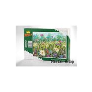 King Of Puzzle Yabani Çiçekler 3000 Parça Ahşap Puzzle