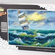 King Of Puzzle Yelkenli ve Deniz 1000 Parça Puzzle