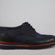 King West 5004-3 Lacivert Nubuk Erkek Günlük Ayakkabı