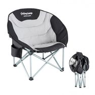 KingCamp Black-Grey Moongazer Sandalye