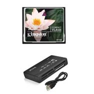 Kingston 1 Gb Compact Flash Hafıza Kartı +Usb 2.0 Kart Okuyucu