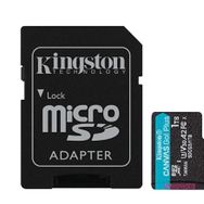 Kingston SDCG3-1 TB microSDXC Canvas Go Plus 170R A2 U3 V30 Card + ADP Hafıza Kartı