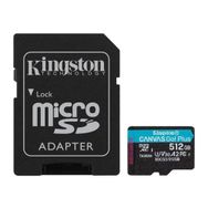 Kingston SDCG3/512GB 512GB Canvas Go SDXC Class 3 (U3) UHS-I microSD Hafıza Kartı