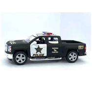Kinsmart 1:46 2014 Chevrolet Silverado Polis Çek Bırak Oyuncak Araba