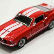 Kinsmart Kırmızı 1967 Shelby GT-500 1:38 Metal Model Araba