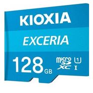 Kioxia 128GB Exceria microSDXC UHS-1 C10 100 Mb-sn Hafıza Kartı