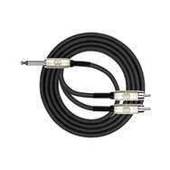 Kırlın 2 mt Y 1/4'' Mono Erkek - 2xRCA Erkek Kablo