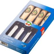 Kirschen 4 Parça Two Cherries Ahşap Saplı Düz Iskarpela Seti