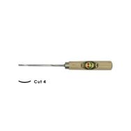 Kirschen Cut4 4 mm Düz Oluklu Ağız Oyma Iskarpelası