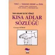 KISA ADLAR SÖZLÜĞÜ - CENAP GÜRAY