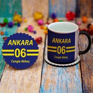 Kişiye Özel Ankara-001 Beyaz Kupa Bardak