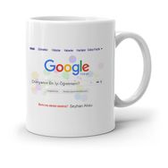 Kişiye Özel Google Dünyanın En İyi Öğretmeni Beyaz Kupa Bardak