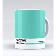 Kişiye Özel İsimli Pantone B Green Beyaz Kupa Bardak