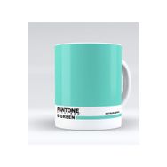 Kişiye Özel İsimli Pantone B Green Beyaz Kupa Bardak