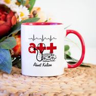 Kişiye Özel Renkli At Kırmızı Kupa Bardak