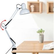 Kıskaçlı Beyaz Led Masa Lambası