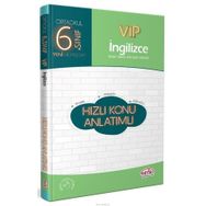 Kitap 6. Sınıf VIP İngilizce Hızlı Konu Anlatımlı YenEditör Yayınları