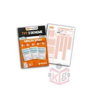 Kitap Puan Yayınları TYT Gerçek Sınav Provası 3 Deneme