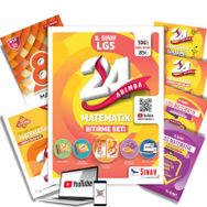 Kitap Sınav Yayınları 24 Adımda 8. Sınıf LGS Matematik Bitirme Seti