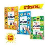 Kitap Yükselen Zeka Yapıştır Çiz Boya 2-4 Yaş İlk Sticker Kitabım