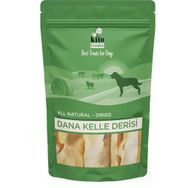 Kito 100 gr Kurutulmuş Dana Kelle Derisi Çiğnemelik Doğal Glutensiz Organik Köpek Ödül Maması