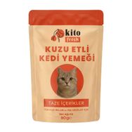 Kito Fresh Kuzu Etli 80 gr Kedi Yaş Mama
