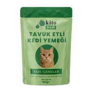 Kito Fresh Tavuk Etli 80 gr Kedi Yaş Mama