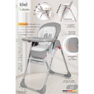 Kiwi Koala All In One Gri Katlanır Tekerlekli Mama Sandalyesi