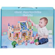 Kızılkaya Oyuncak KZL-2102102 128 Parça Ahşap Mimari Yapı Blokları
