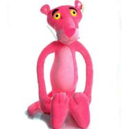 Kkd Pembe Panter 40 cm Peluş Oyuncak