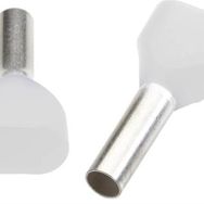 Klemsan 572020 0.75 mm Beyaz Çift Girişli İzoleli Yüksük
