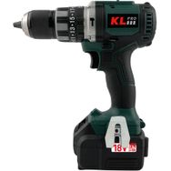 Klpro KLDM18BH-50 18Volt/5.0Ah Li-İon Çift Akülü Kömürsüz Profesyonel Darbeli Matkap