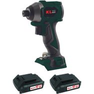 Klpro KLDV18BH-20 18V/2.0Ah. 220 nm Kömürsüz Şarjlı Torklu Darbeli Vidalama Makinesi