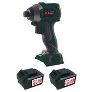 Klpro KLDV18BH-50 18V/5.0Ah. 220 nm Kömürsüz Şarjlı Torklu Darbeli Vidalama Makinesi