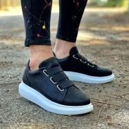 Knack 889 Siyah Beyaz Taban Sneakers Erkek Ayakkabı
