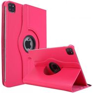 KNY Apple iPad Pro 11 Dönerli Standlı Suni Deri Pembe Kılıf