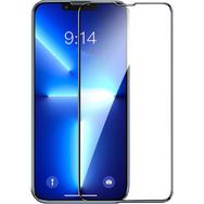 KNY Apple İphone 14 Pro Max İçin Siyah Kenarı Kırılmaya Dayanıklı 5D Nano Cam Ekran Koruyucu