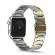 KNY KRD-48 Apple Watch Ultra Gri-Beyaz 49 mm İçin Prizma Model Metal Kordon