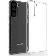 KNY Samsung Galaxy S21 Plus Ultra İnce Şeffaf Silikon Kılıf