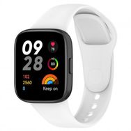 KNY Xiaomi Redmi Watch 3 Beyaz Klasik Model Renkli Silikon Kordon