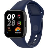 KNY Xiaomi Redmi Watch 3 İçin Lacivert Klasik Model Renkli Silikon Kordon