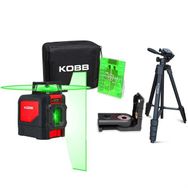 Kobb KBL30GTP 25 mt Profesyonel Yatay 360° ve Dikey Otomatik Hizalamalı Yeşil Çapraz Çizgi Lazer Distomat + Tripod