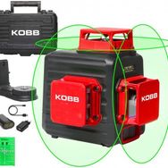 Kobb KBL34G 40 mt Profesyonel Li-Ion Şarjlı 3x360 Derece Otomatik Hizalamalı Yeşil Çapraz Çizgi Lazer Distomat
