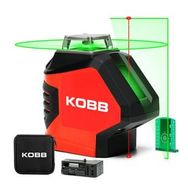 Kobb KBL88G 25 m Profesyonel Yatay 360 Derece ve Dikey Otomatik Hizalamalı Nokta Şakül ve Yeşil Çapraz Çizgi Lazer Distomat