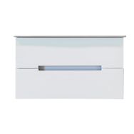 Kobos Meta KB.100014 Mat Beyaz 121 cm Lavabo Dolabı