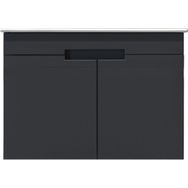 Kobos Meta KB.110009 Mat Antrasit 91 cm Lavabo Dolabı
