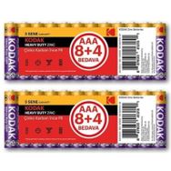 Kodak 2x12 Adet Çinko Karbon Blister İnce Pil