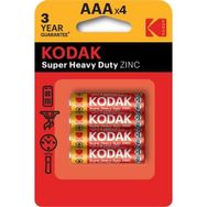 Kodak Çinko Karbon AAA 4'lü Blister İnce Pil