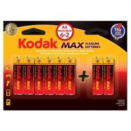 Kodak Max 6+2 Adet Alkalin Kalem Pil