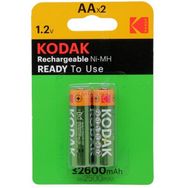 Kodak Nİ-MH 2'li 2600 mAh AA Şarj Edilebilir Pil